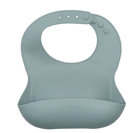 Babador em Silicone Verde - Infantu