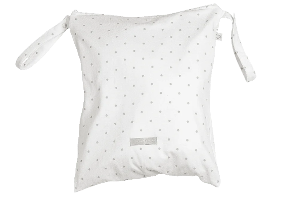 Saco de Roupa Suja Póa  Cinza Off White