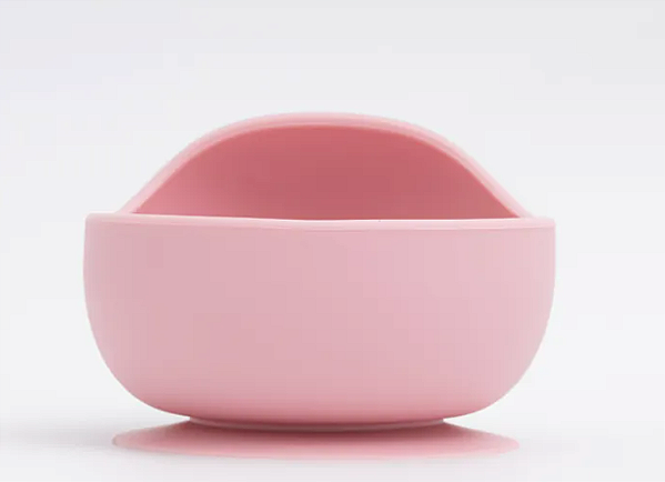 Bowl Infantil de Silicone com Ventosa Rosa Petit Piá