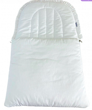 Porta Bebê Percal 400 Fios Branco