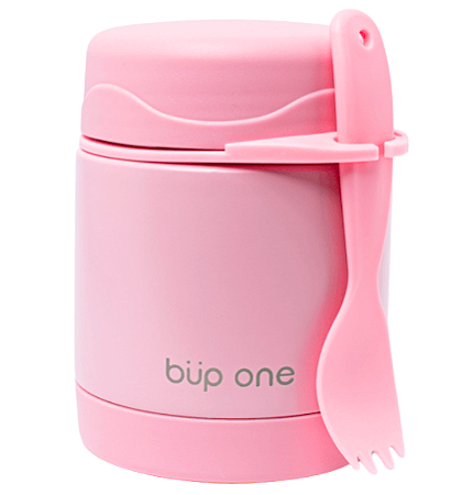 Pote Térmico Com Talher 300Ml Rosa Büp One