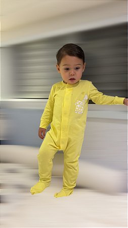 Macacão Magnetico Colab Totalbaby - Limão Siciliano