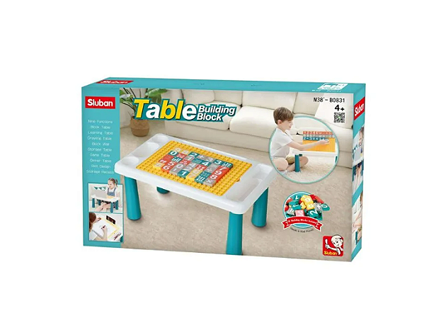 Mesa De Atividades Blocos de Montar Multikids