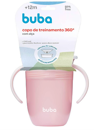 Copo de Treinamento 360 Rosa - Buba