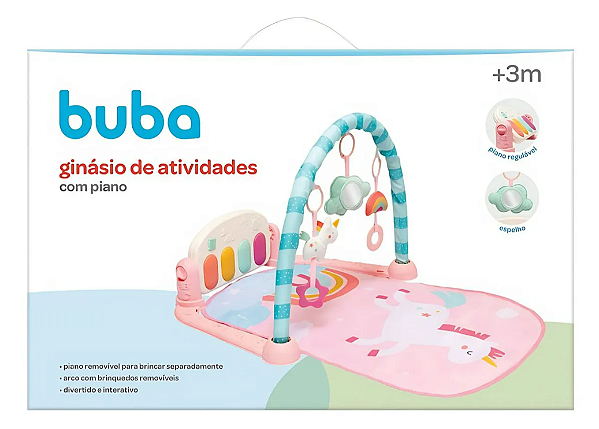 Ginásio de Atividades com Piano Magic Unicórnio - Buba