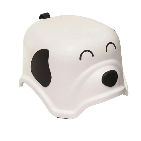 Banquinho de 1 Degrau Auau Branco - Kababy