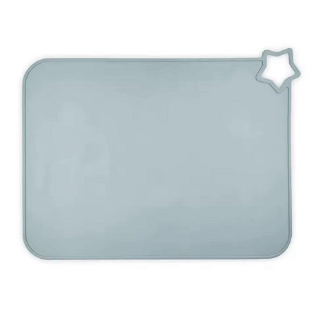Jogo Americano Liso De Silicone Azul