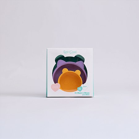 Kit 3 Bowls de Silicone Coloridos  - Petit Piá