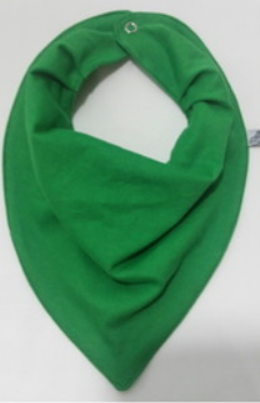 Babador Bandana Verde Bandeira - Totalbaby