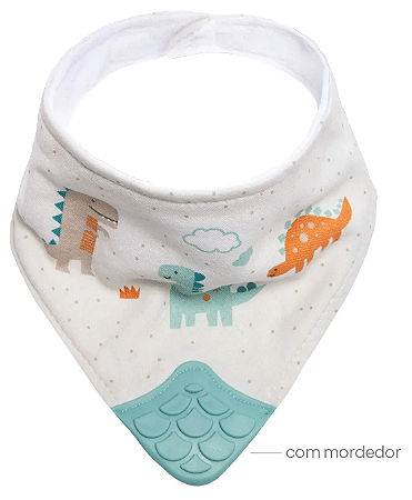 Babador Bandana com Mordedor Magic Dino - Buba