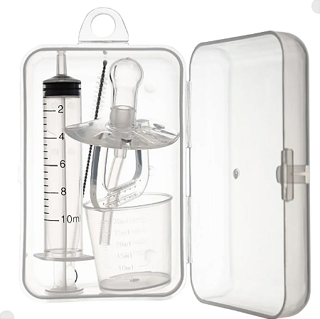 Kit Dosador de Remédio com Estojo 10ml Pimpolho