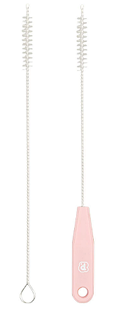 Kit para Limpeza de Canudos com 2 peças Rosa - Pimpolho