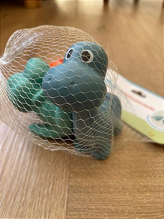 Bichinhos para banho em Silicone Laváveis Dino - Buba