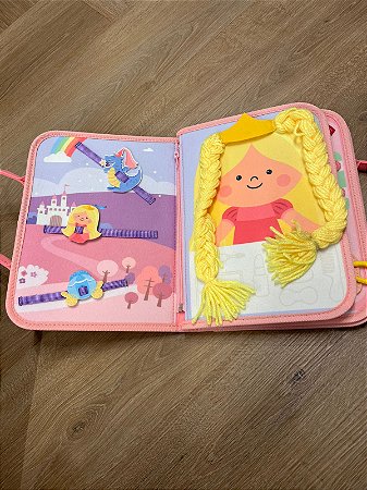 Livro de Atividades em Feltro Princesa - Buba