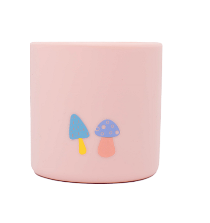 Copo De Silicone Fadinha Rosa Büp Baby