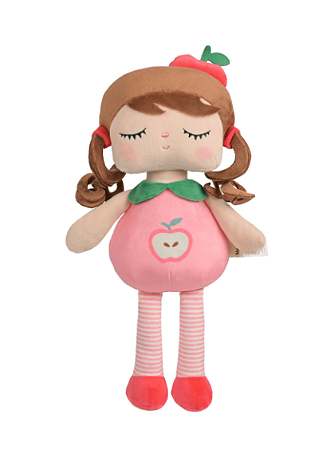 Boneca Metoo Com Caixa Angela Frutas Maçãzinha