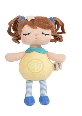 Boneca Metoo Com Caixa Mini Angela Frutas Limãozinho