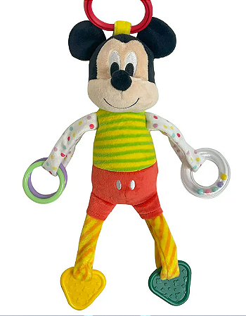 Boneco Macio de Atividades do Mickey - Disney Baby - Colorido