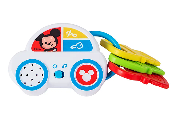 Chaveiro Fusca Musical Com Mordedor - Disney Baby - Colorida
