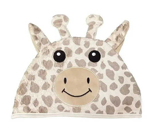 Toalha de Banho com Capuz Comfort Girafa 70x140cm