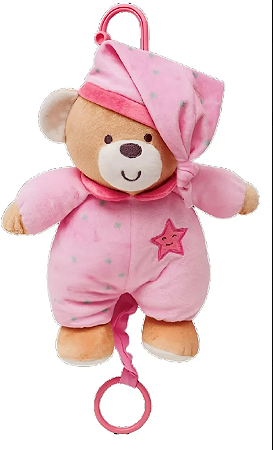 Ursinho Musical Estrelinha Rosa - Buba