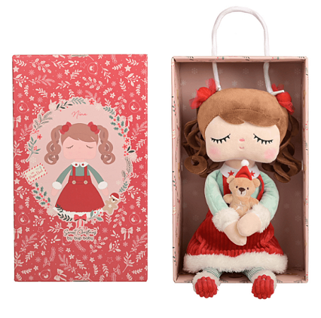 Boneca Metoo Com Caixa Nina