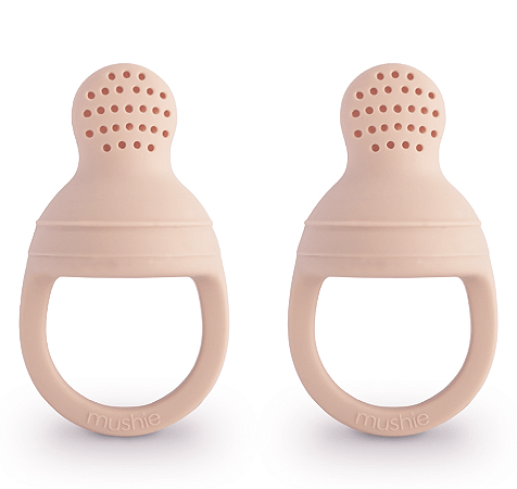 Porta-Frutinha De Silicone Rosa Mushie