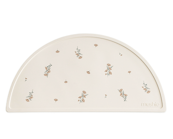 Jogo Americano De Silicone Flores Rosa Mushie