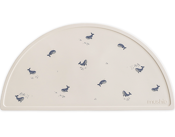 Jogo Americano De Silicone Baleia Mushie