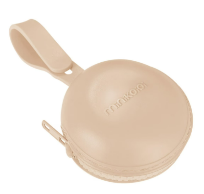 Porta Chupeta Bege Bubble Beige