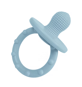 Mordedor De Silicone Gumy Mineral Blue - Minikoioi