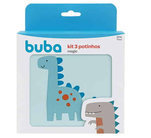 Kit 3 Potinhos Magic Dino - Buba