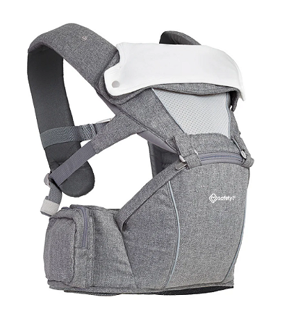 Canguru Hipseat 5 em 1 Wallaby Grey - Safety