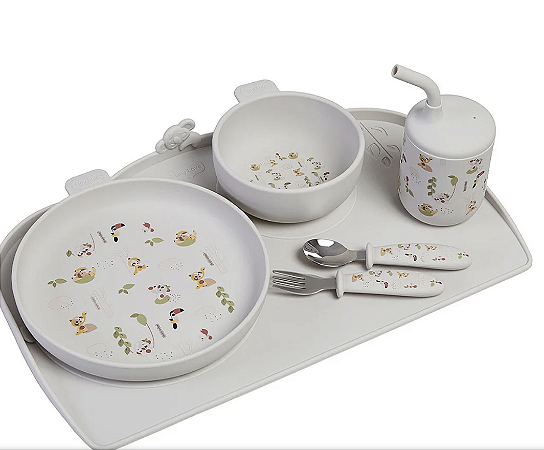 Kit de Alimentação Silicone Tiny Love Boho Chic