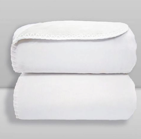 Manta Laço Bebê Velvet Moon Frame Branco