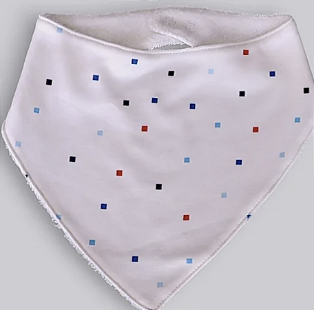 Babador Bandana Pixels Algodão Pima