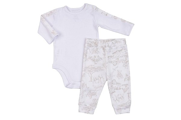 Conjunto Body e Calça Cinza