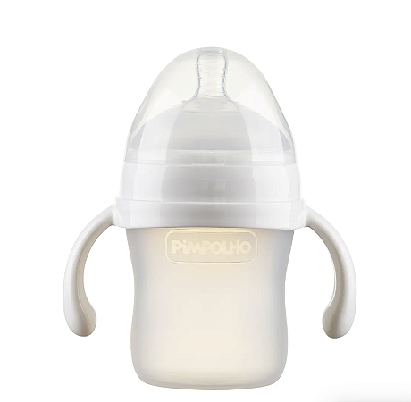 Mamadeira Soft Sense Branca 180ML - Pimpolho