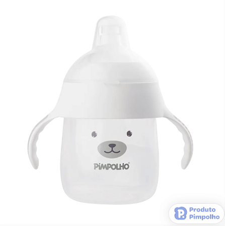 Copo de Treinamento 240ml Urso Branco - Pimpolho