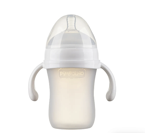 Mamadeira Soft Sense Branca 240ML - Pimpolho
