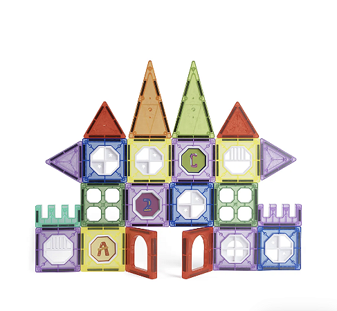 Blocos magnéticos 34 peças - Pimpolho