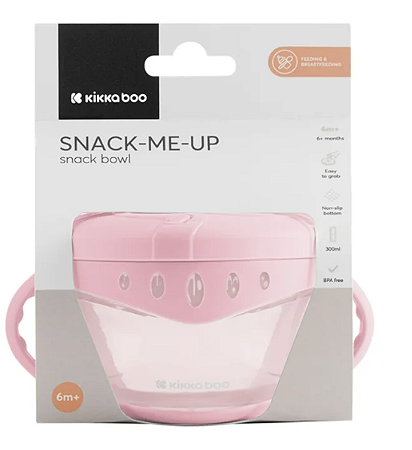 PORTA SNACK BOWL SNACK-ME-UP PINK KB