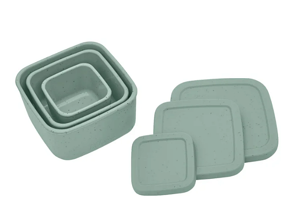 CONJUNTO DE POTES 3 TAMANHOS SILICONE PLATINUM SAGE