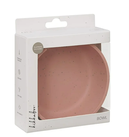 BOWL SILICONE PLATINUM BLUSH