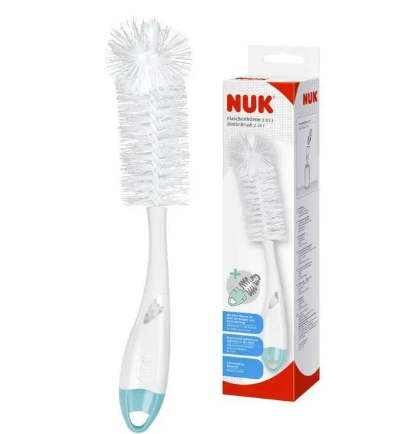 Escova de Lavar Mamadeiras Com Escova de Bicos 2 em 1 - NUK