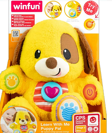 Caozinho Aprenda Comigo - Winfun - Amarelo