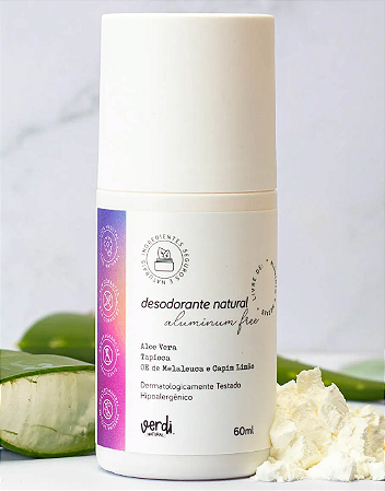 Desodorante Natural Sem Alumínio