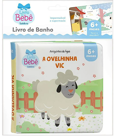 Livrinho de Banho Amiguinhos da Água - A Ovelhinha Vic