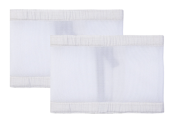 Tela Respirável de Berço Bordado Bege - Papi