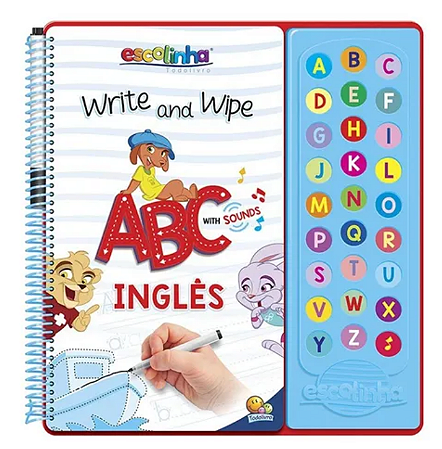 Escolinha Escute e Aprenda! Escreva e Apague - ABC C/Sons